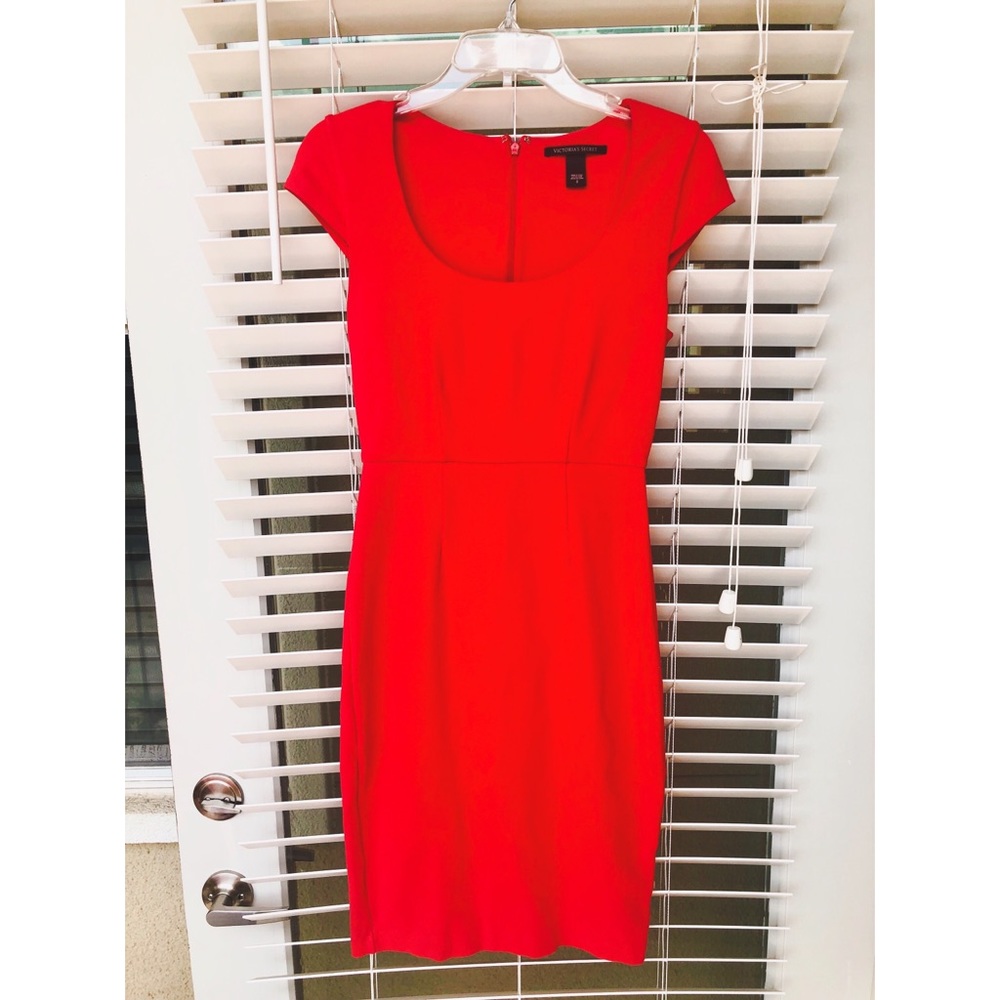Victoria secret red bodycon dress